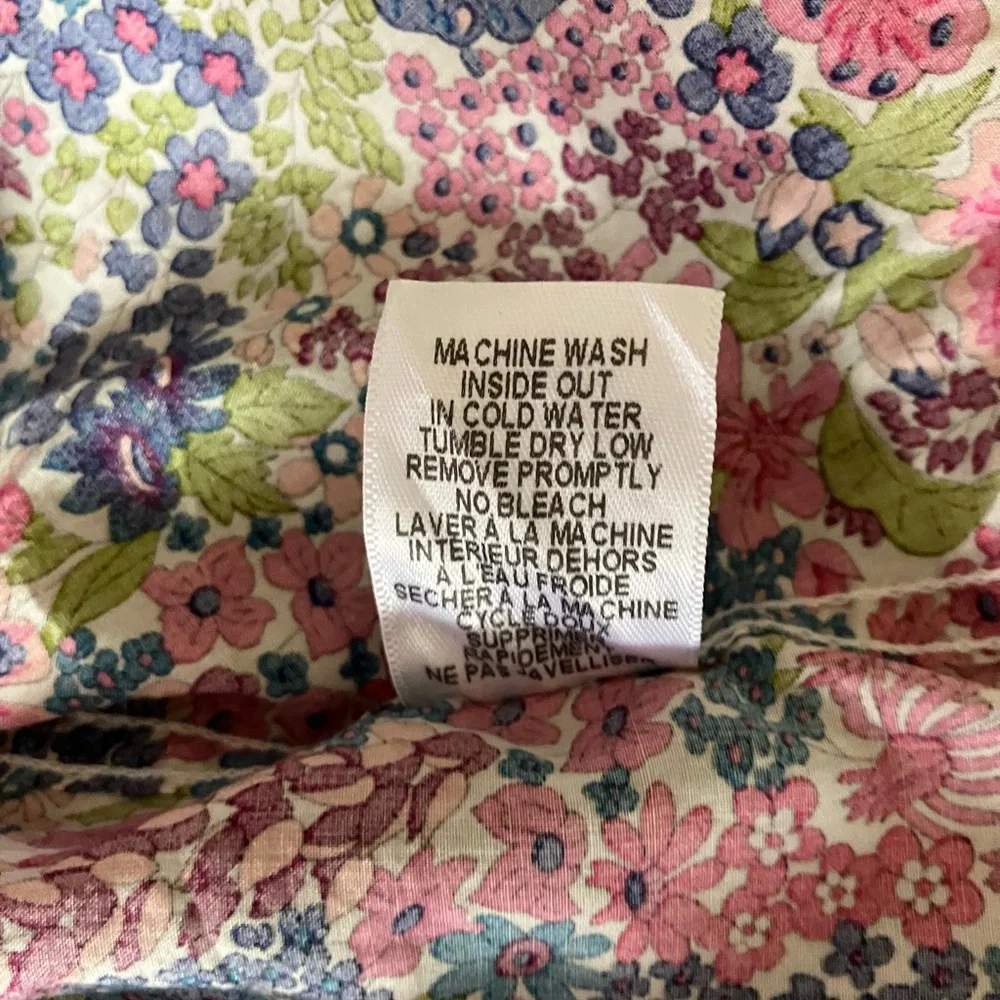 Frank & Eileen Floral Barry Button Down Blouse - Size XS - Picture 6 of 6